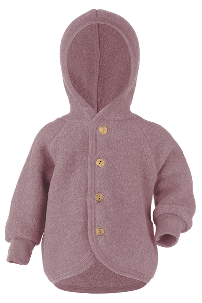 ENGEL WOOL FLEECE HOODED JACKET | BABY-YOOKI