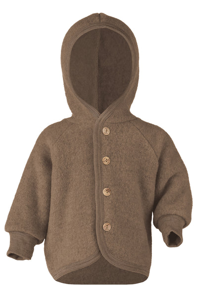 ENGEL WOOL FLEECE HOODED JACKET | BABY-YOOKI
