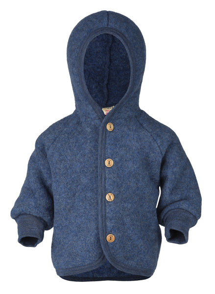 ENGEL WOOL FLEECE HOODED JACKET | BABY-YOOKI