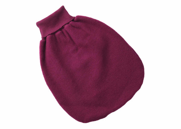 ENGEL WOOL SLEEP ITEMS | ONE-PIECE PJS | SLEEP SACKS | ROMPER POUCHES-ROMPER POUCH WOOL FLEECE-BERRY MÉLANGE-1 (0-6m)-YOOKI