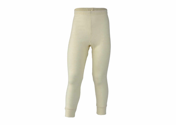 ENGEL WOOL LEGGINGS | PANTS | YOUTH-NATURAL W|S-92 (2-3Y)-WOOL/SILK LONG JOHN FINE RIB-YOOKI