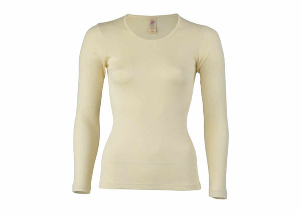 ENGEL WOOL SHIRTS | ADULT-LONG-SLEEVE SHIRT-NATURAL W|S BLEND-34/36-YOOKI