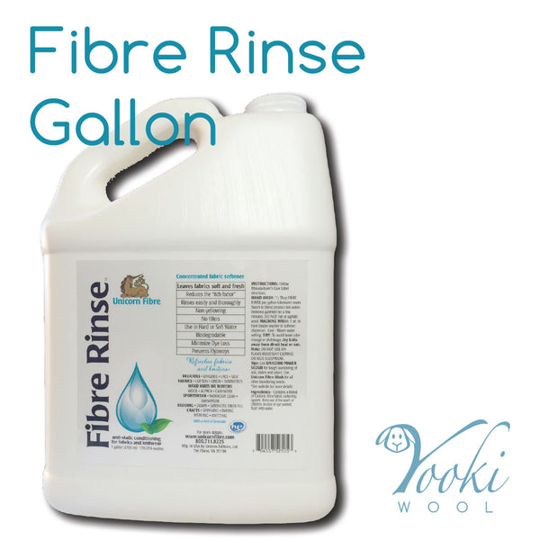 CONDITIONING & SOFTENING is-128 OZ (GALLON)-UNICORN FIBRE RINSE SOFTENER (mild lavender scent)-YOOKI