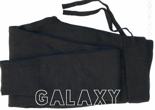 Adult Merino Wool Loungers-X-SMALL-GALAXY 2018 black mélange-YOOKI