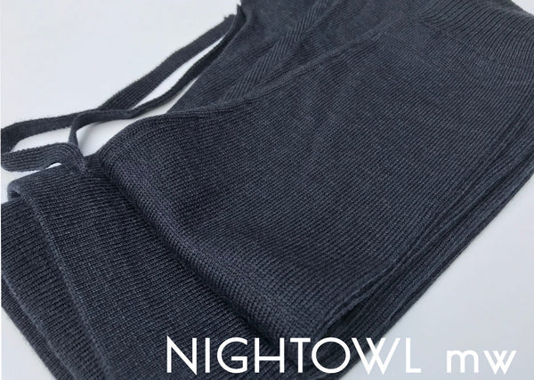 Adult Merino Wool Loungers-X-SMALL-**NIGHTOWL MW 2019 (dark navy mélange)-YOOKI