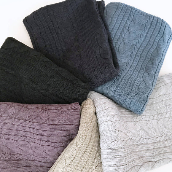 Ponchos | Merino Wool-ARIES (MW BLACK MELANGE)-YOOKI