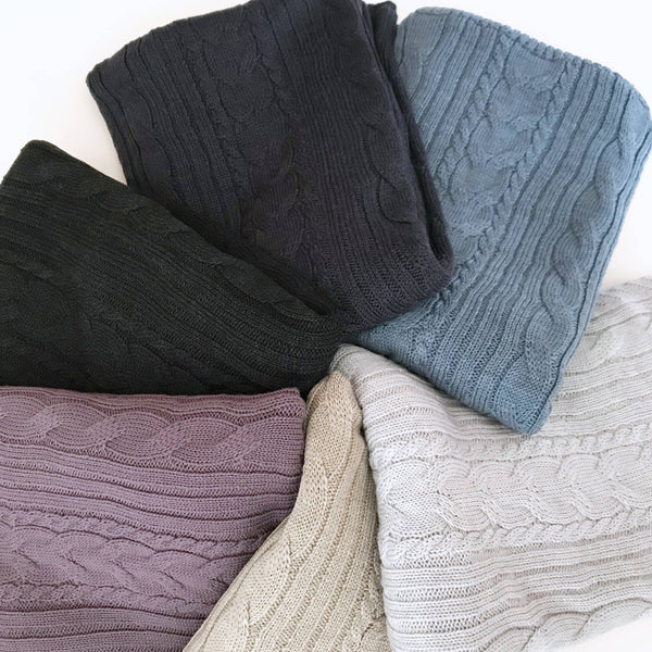 Ponchos | Merino Wool-ARIES (MW BLACK MELANGE)-YOOKI