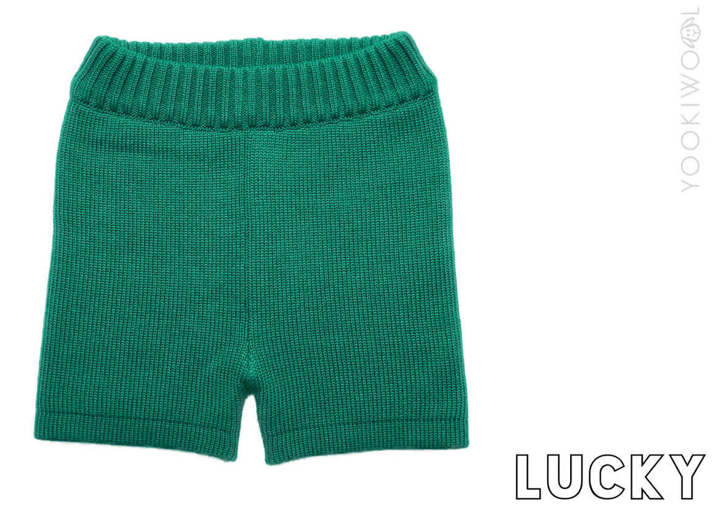 WOOL DIAPER COVERS - Merino Wool Knit Baby Shorts