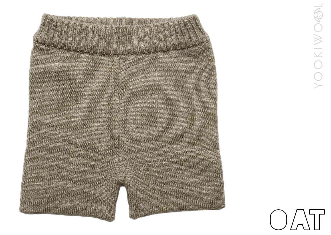 WOOL DIAPER COVERS - Merino Wool Knit Baby Shorts | Shorties - YOOKI