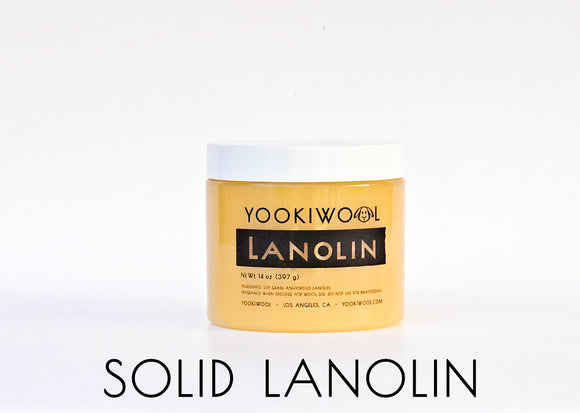 SOLID LANOLIN-4 OZ JAR-UNSCENTED-YOOKI