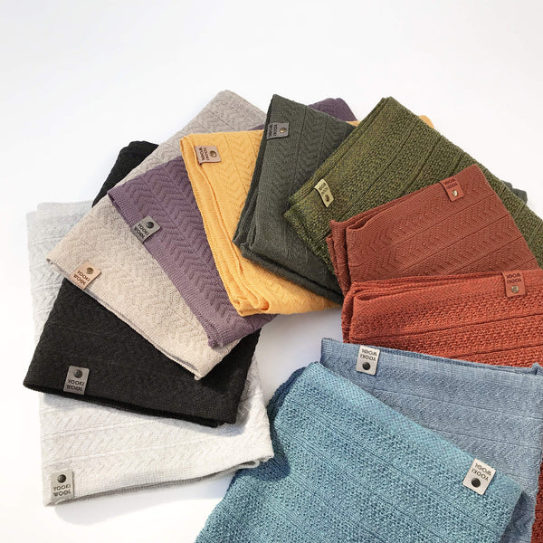 Infinity Scarves | Merino Wool Scarf-TURNIP (MW DUSTY PURPLE SOLID)-YOOKI